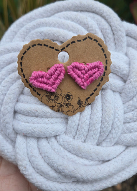 Pantallas studs, forma de corazón, 5 colores