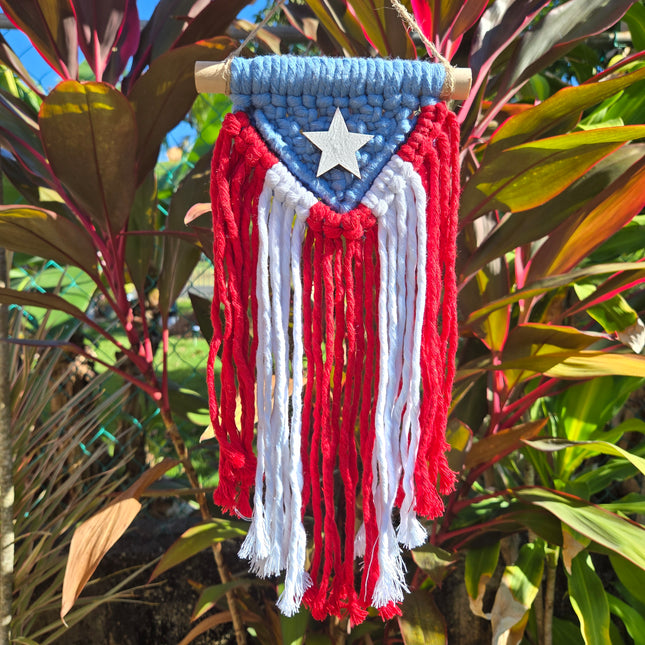 Bandera de Puerto Rico, 6" x 12"