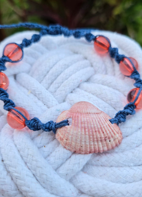 Pulseras con concha_cuatro diseños a escoger