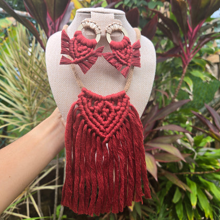 Set Atardecer Caribeño_ collar y aretes