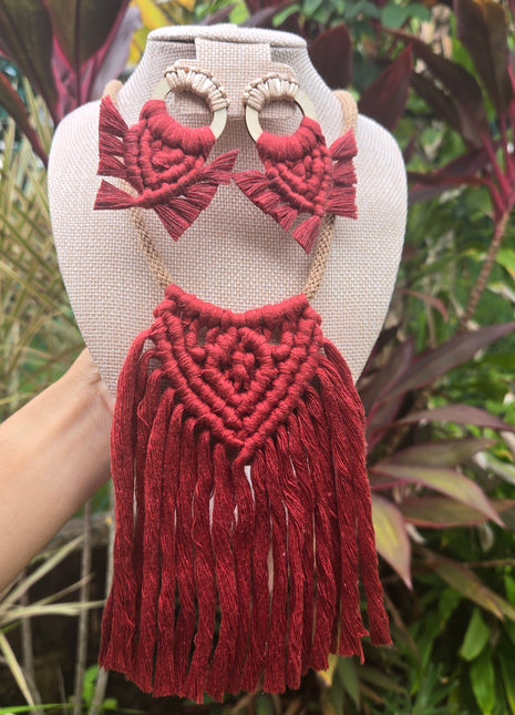Set Atardecer Caribeño_ collar y aretes