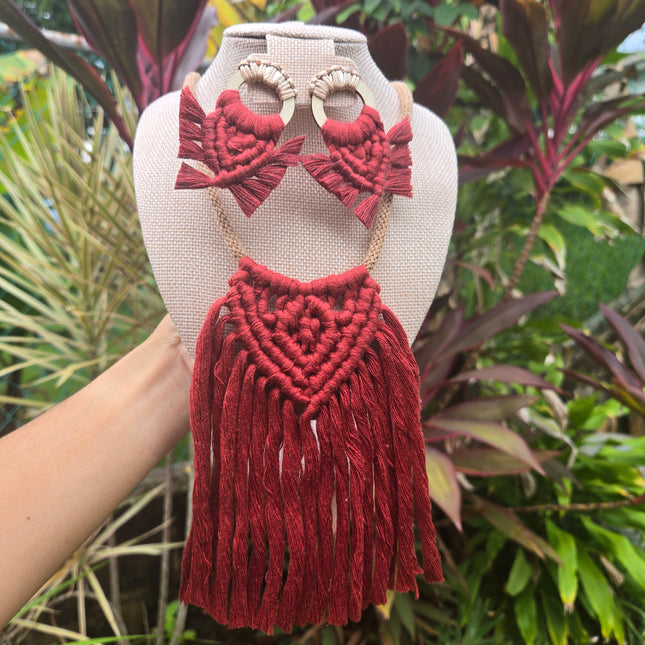 Set Atardecer Caribeño_ collar y aretes