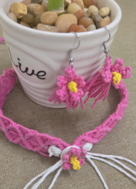 Set Flor Nacional_choker, aretes y pulsera/anillo