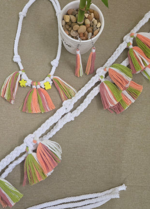 Set Verano Alegre_collar, aretes y cinturón