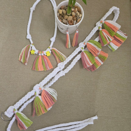 Set Verano Alegre_collar, aretes y cinturón