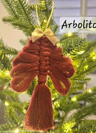 Ornamentos Navideños en Macramé