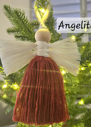 Ornamentos Navideños en Macramé