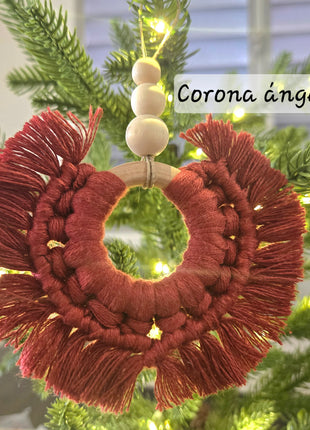 Ornamentos Navideños en Macramé