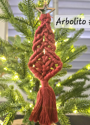 Ornamentos Navideños en Macramé