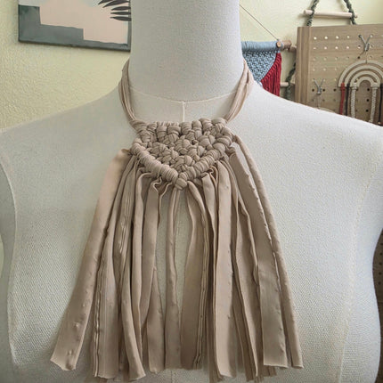 Collar de trapillo ajustable suave cómodo para playa, piscina o paseos_4 colores a escoger