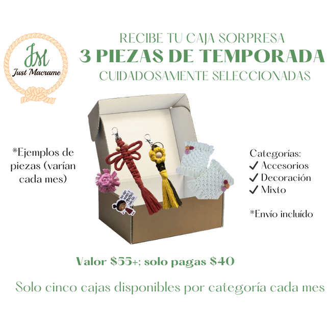 Caja Sorpresa Mensual | Florecer (marzo)