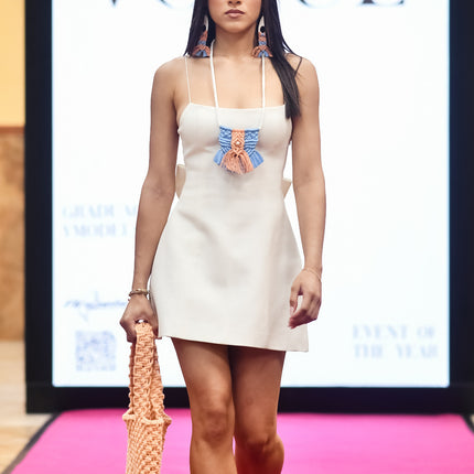 Set Coral del mar_ collar y aretes