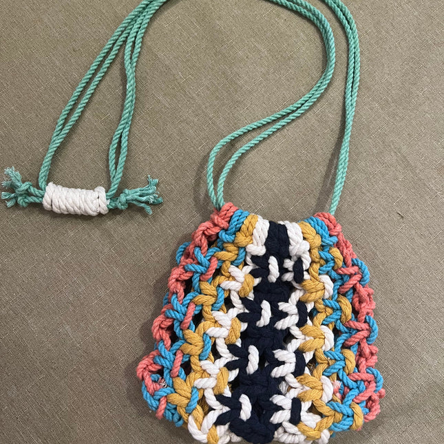 Multicolored cell phone wallet