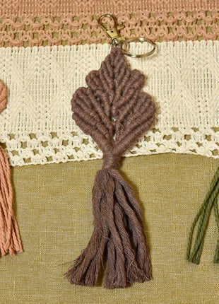 Llavero de hoja_varios colores a escoger