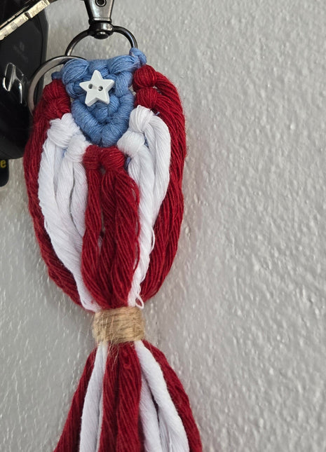 Llavero bandera de Puerto Rico