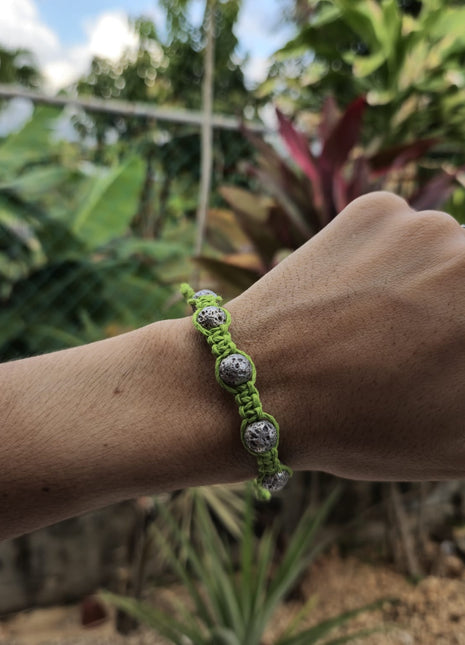 Bracelets with volcanic stones, aromatherapy, variety of colors