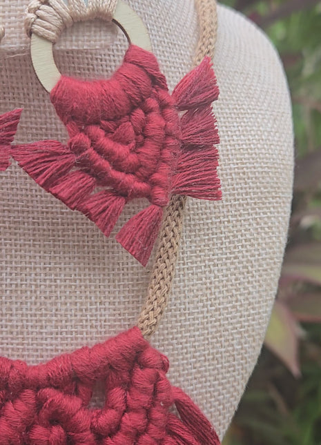 Set Atardecer Caribeño_ collar y aretes