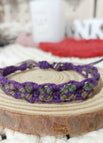 Violeta y tonos color tierra 7