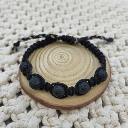 Pulseras con piedas volcánicas, aromaterapia, variedad de colores