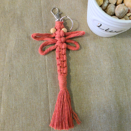 Dragonfly design keychain or bag charm_two colors to choose from