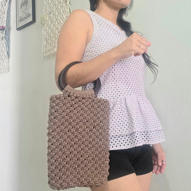 Brown handbag